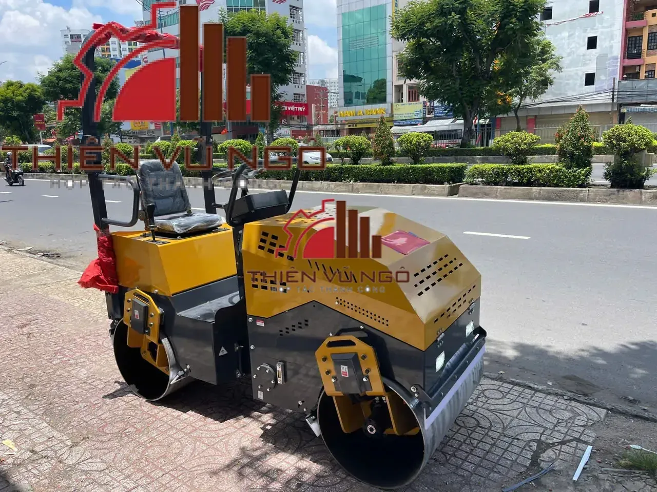 Đánh giá thực tế xe lu rung 2 bánh sắt 1500kg