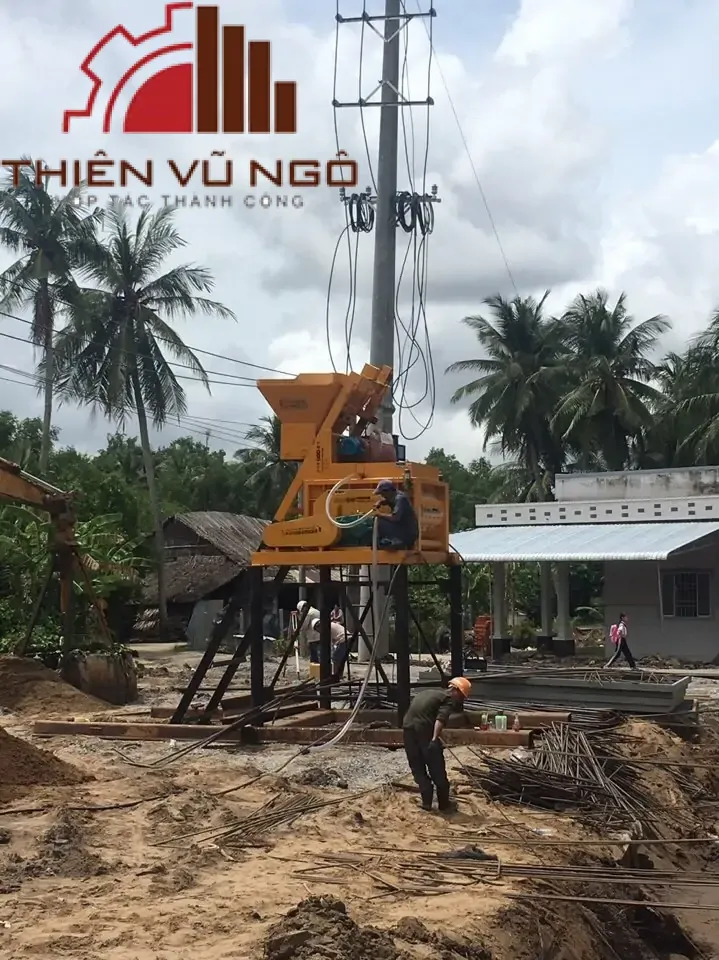 Th&ocirc;ng Số Kỹ Thuật M&aacute;y Trộn B&ecirc; T&ocirc;ng JS500