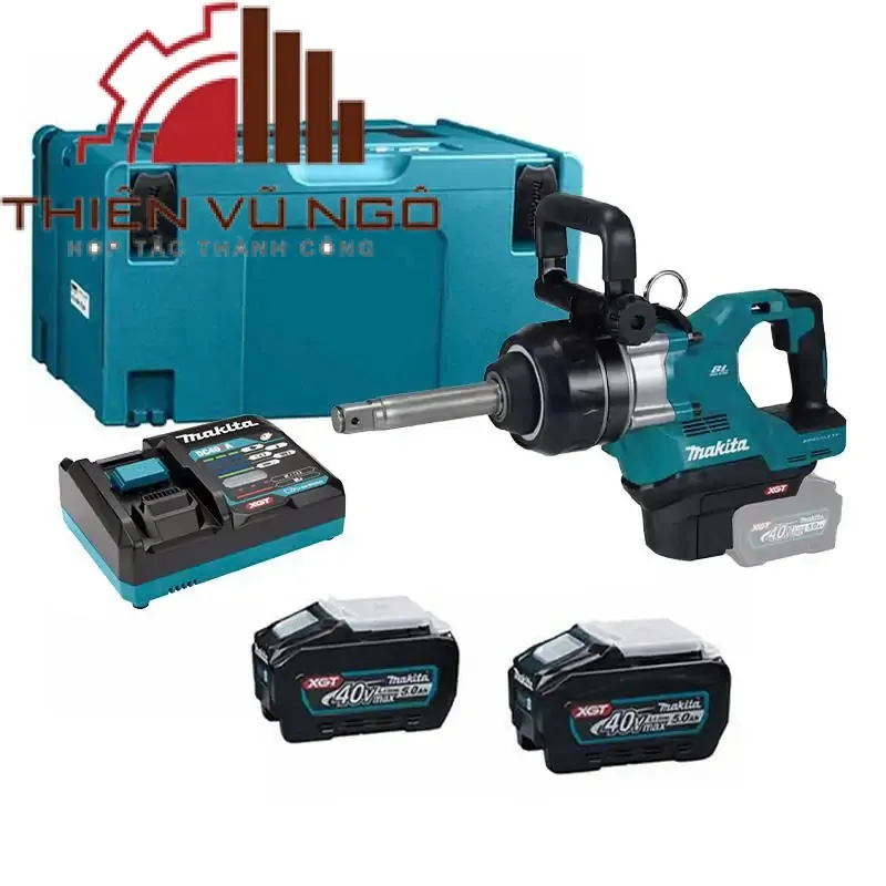 M&aacute;y siết bu l&ocirc;ng pin 40vmax cốt d&agrave;i MAKITA TW010GT201