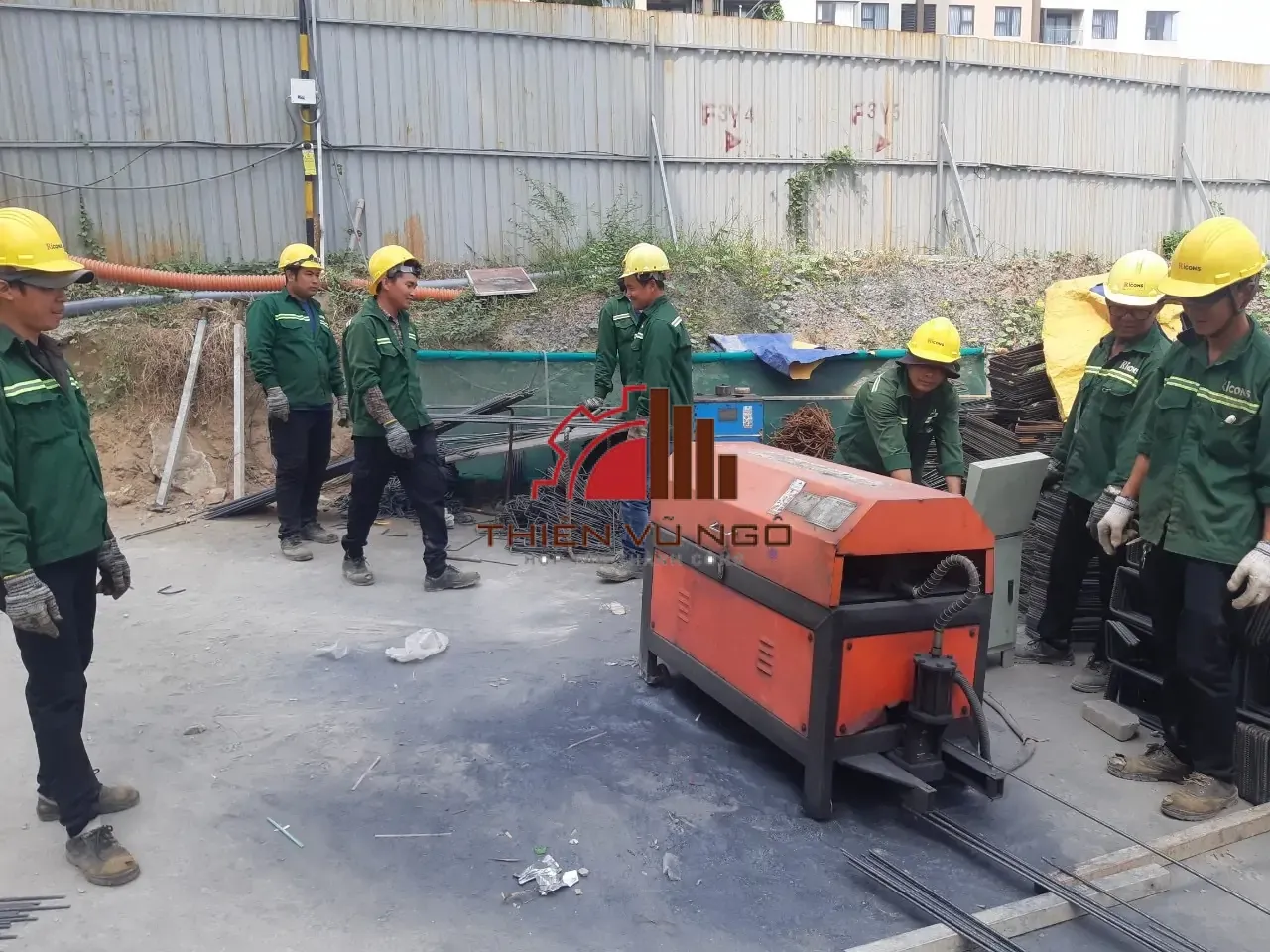 Cho Thuê Máy Duỗi Cắt Sắt GT4-12