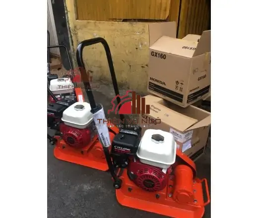 Máy đầm bàn 60kg PC60 động cơ HONDA GX160