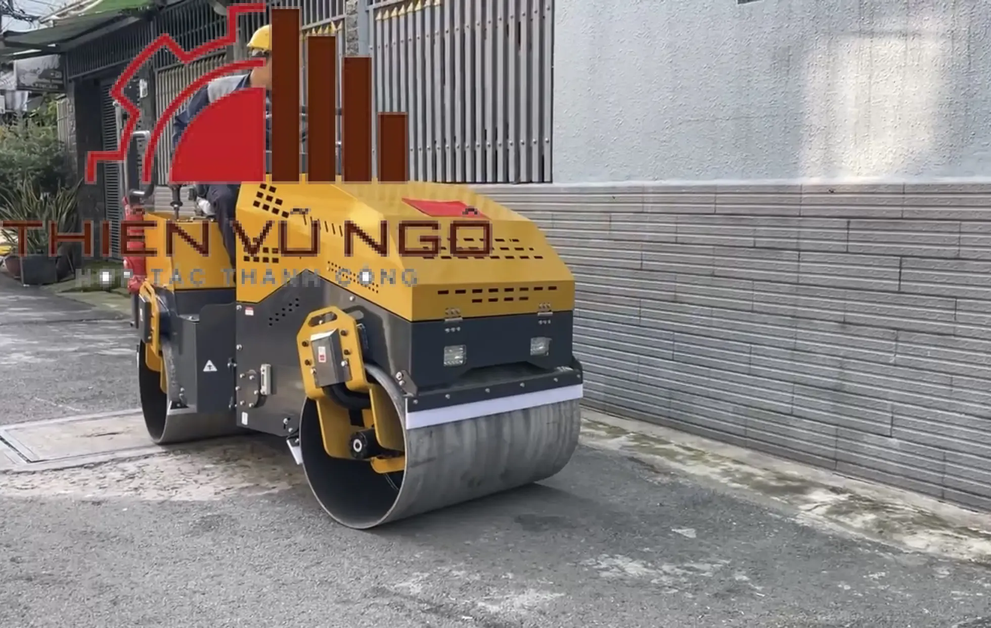 Xe Lu Rung 2 Bánh Sắt 1500kg